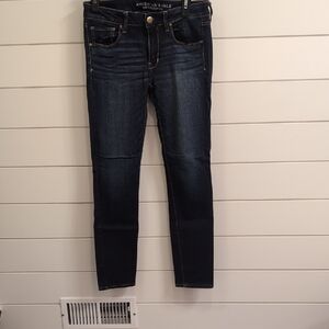 American Eagle Outfitters Women's Deep Indigo Skinny Jeans